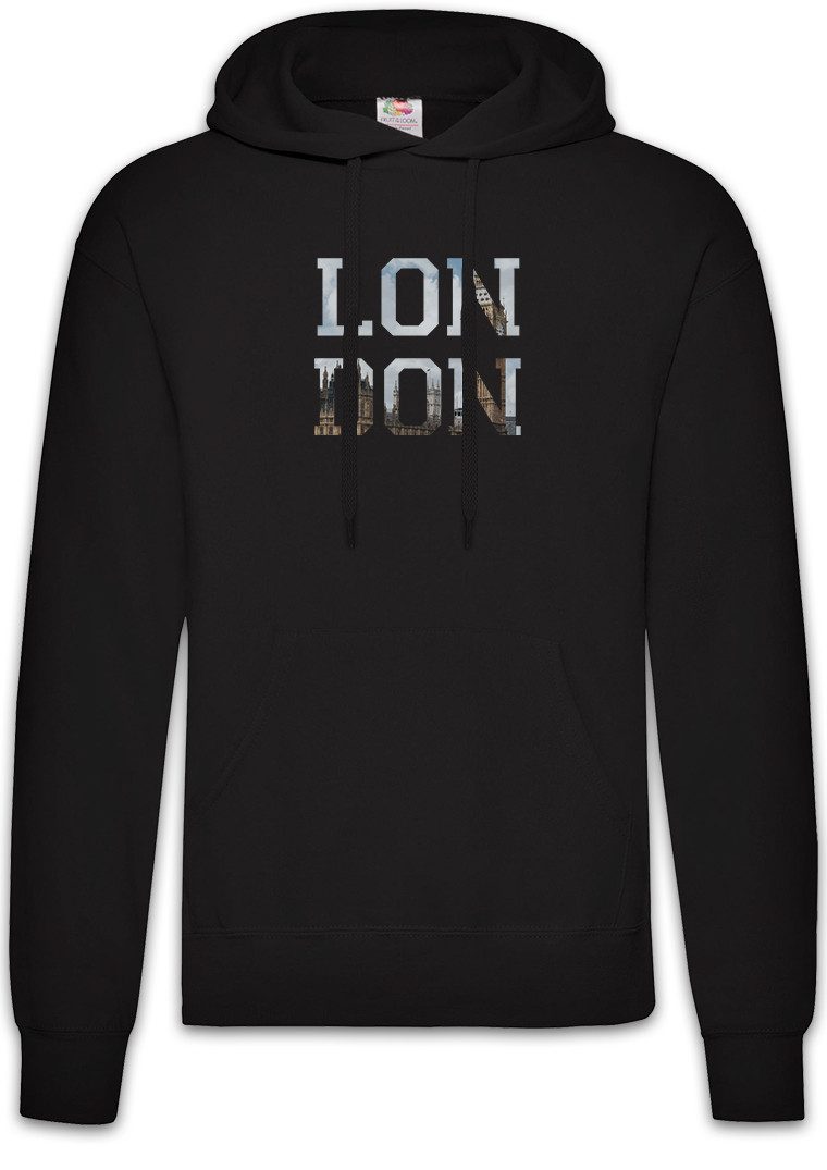 Hoodie London Herren Hoodie Skyline Stadt City UK England Großbritannien