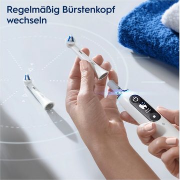 Oral B Aufsteckbürste iO, Spezialisierte Reinigung für elektrische Zahnbürste, 2 Stück