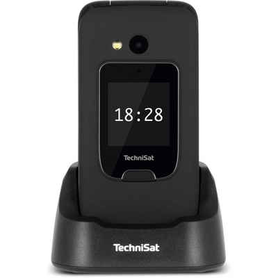 TechniSat TECHNIPHONE ISI 4 Klapp-Mobiltelefon mit Ladestation Handy
