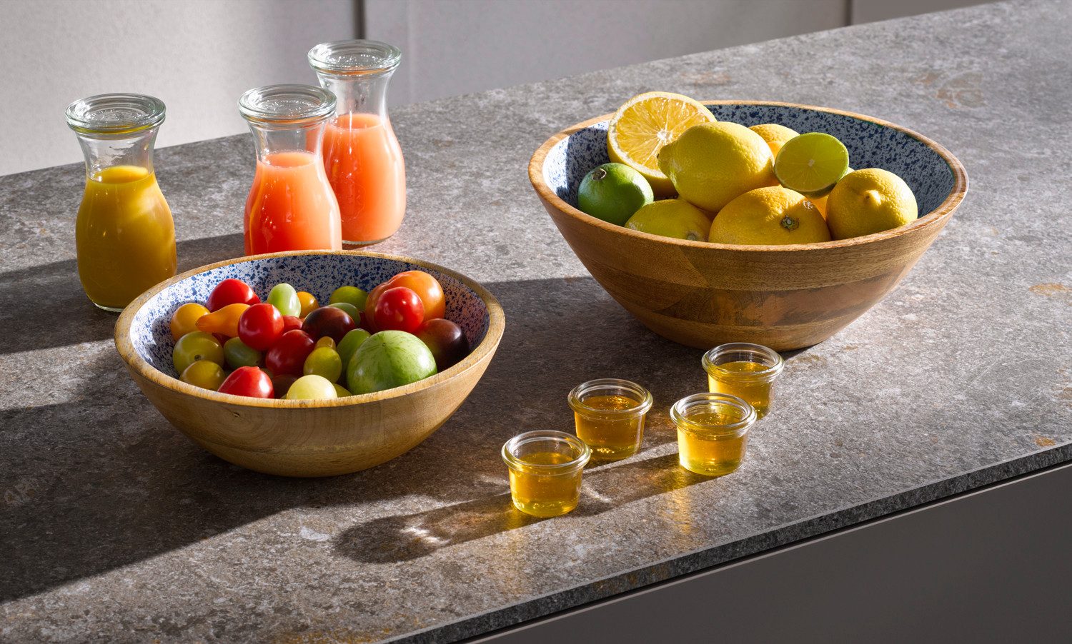APS Schale MANGO, Holzwerkstoff, (1-tlg), Epoxidharz Beschichtung