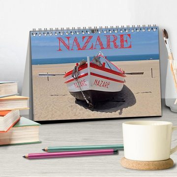 CALVENDO Wandkalender Nazare (Tischkalender 2025 DIN A5 quer), CALVENDO Monatskalender