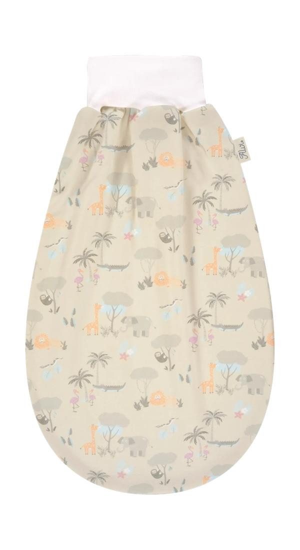 Alvi® Babyschlafsack Schlupf-Mäxchen light (1 tlg., Schlupf-Mäxchen light), Für Babys von 0 bis 6 Monaten.