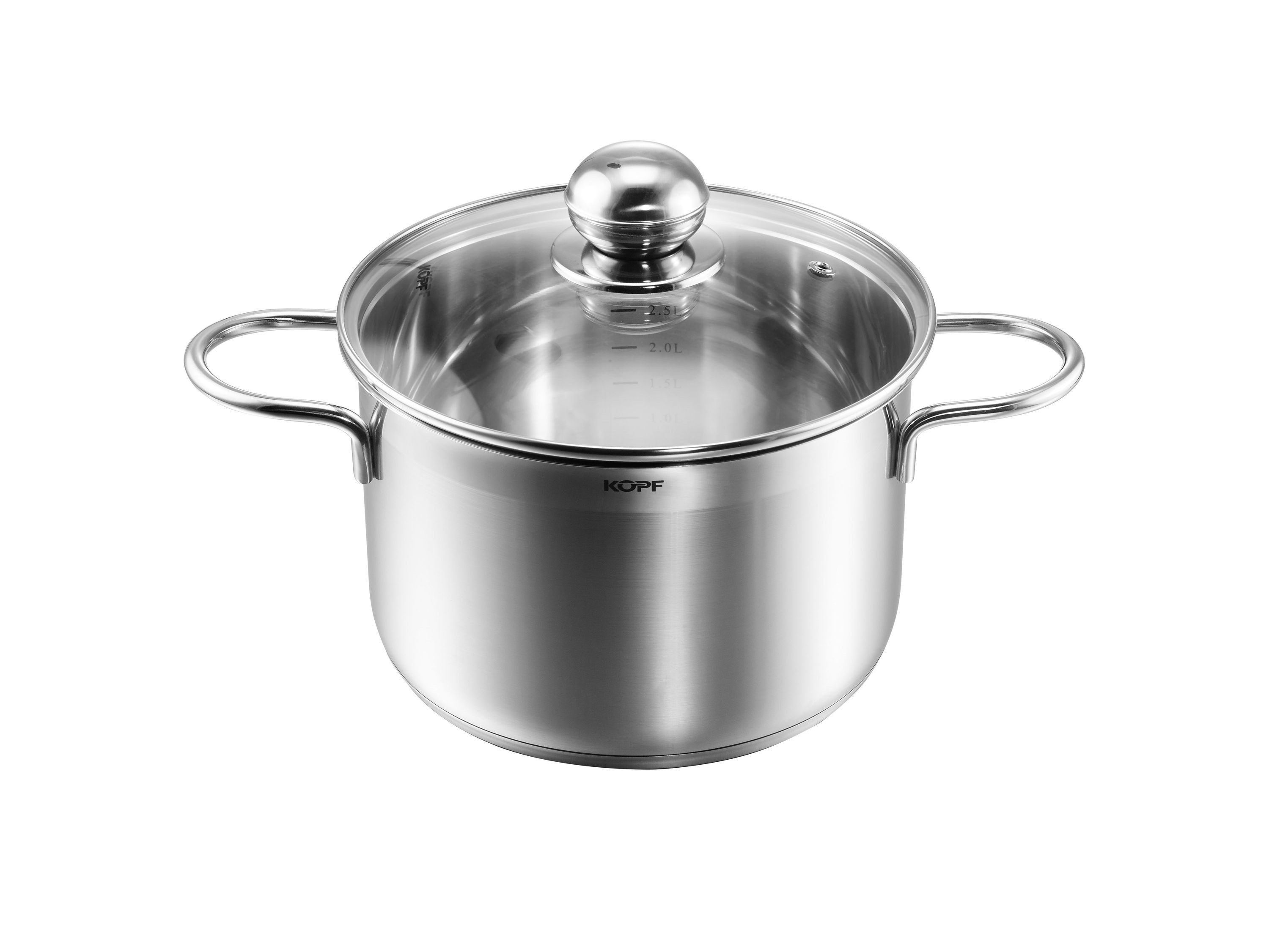 Kopf Fleischtopf Josie 20 cm, Edelstahl, Ø 20 cm, Höhe 13 cm, 3,5 Liter