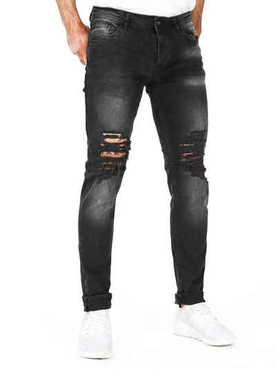 Denim House Skinny-fit-Jeans Destroyed Röhren Stretch Jeans - 1503 - Länge 30
