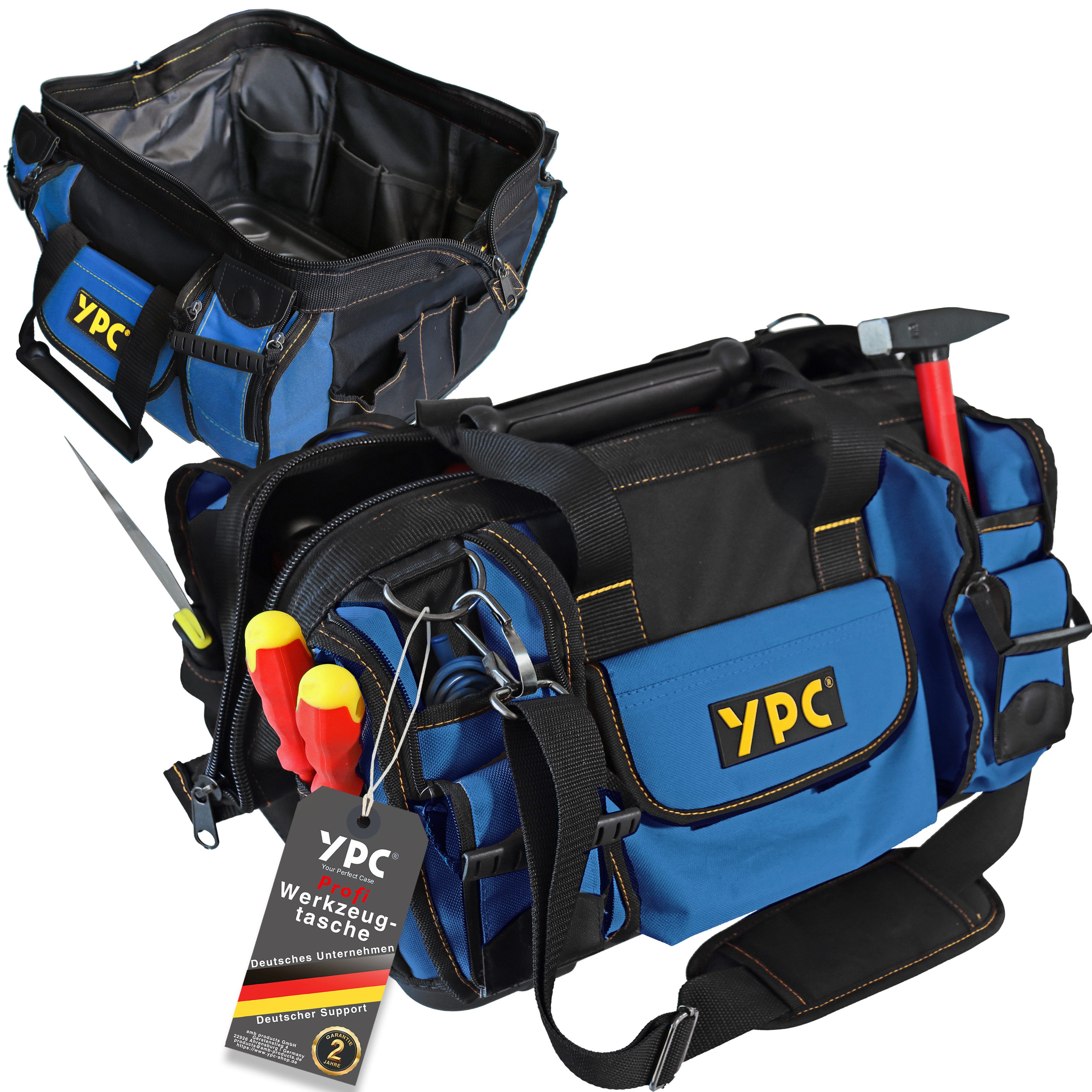 YPC Werkzeugtasche Craftsman Werkzeugtasche XXL, 42x30x25cm Wasserfest