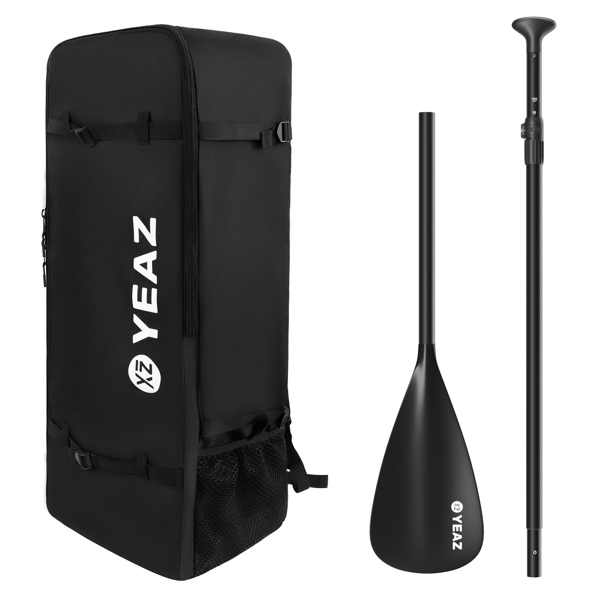 YEAZ KIT Rucksack und Paddel SUP-Paddel, Rucksack und Paddel