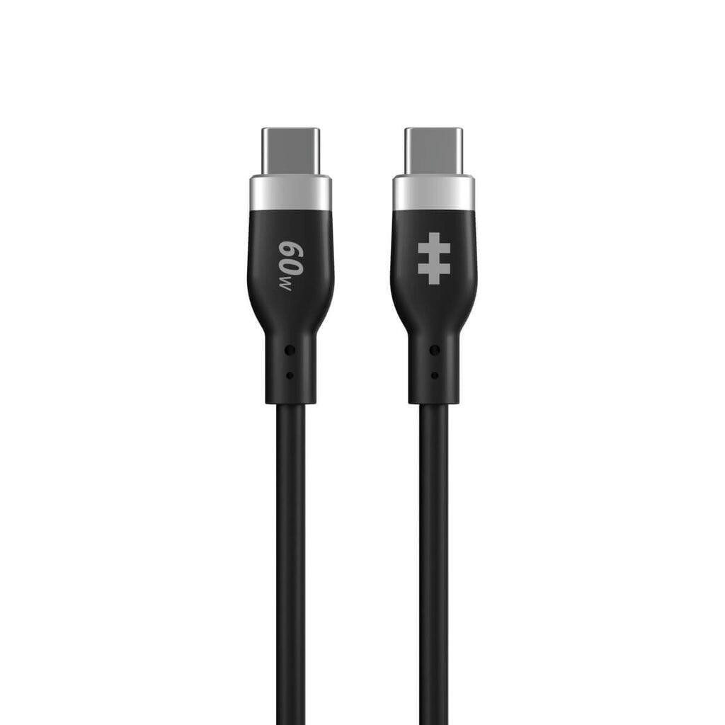Hyper HyperJuice USB-C Silikon-Ladekabel (1,5m) - Schwar Smartphone-Adapter