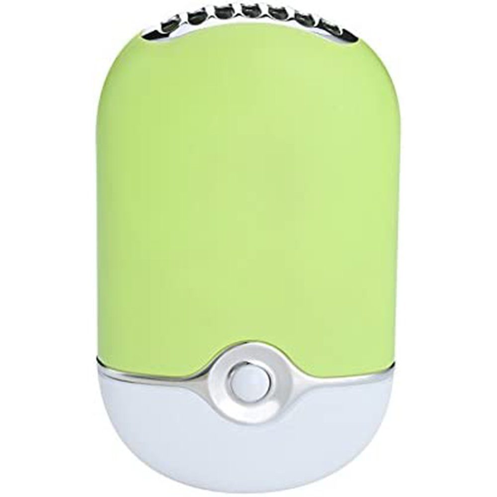 GelldG Handventilator Mini USB Lüfter Eingebaute Lithium Batterie Klimaanlagen grün