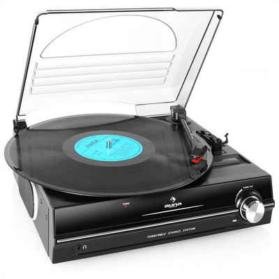 Auna »928 Plattenspieler integrierte Lautsprecher 33 45 RPM« Plattenspieler (Schallplatten Spieler Turntable Vinyl Plattenspieler)