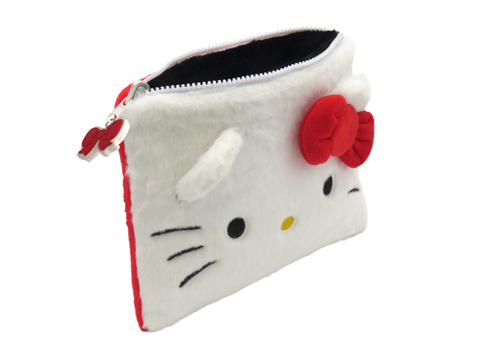 Hello Kitty Kulturbeutel - Kuromi Wende Plüsch Kosmetiktasche mit Reißverschluss (1-tlg) – Bild 4 von 5