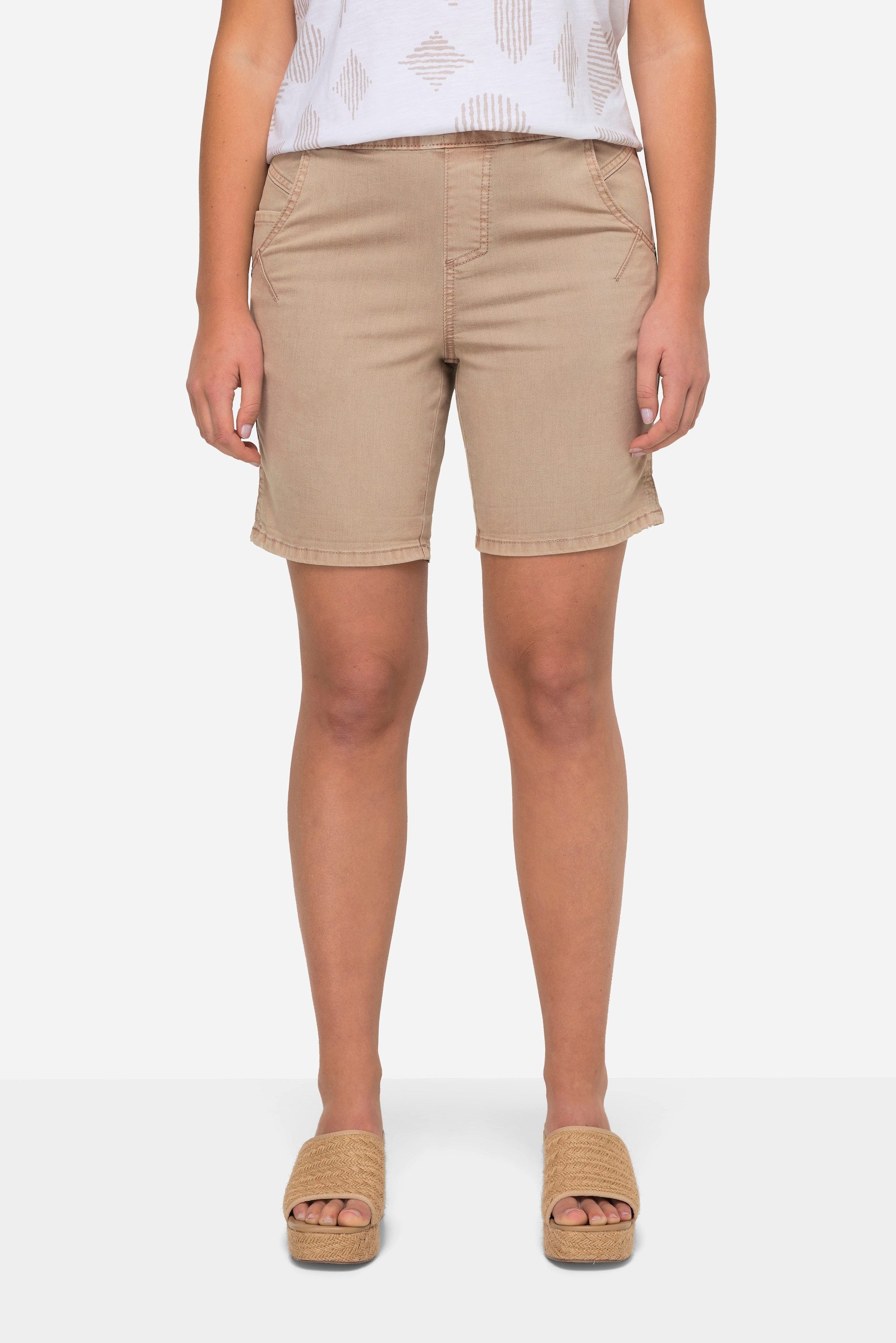 Laurasøn Jeansshorts Shorts gerades Bein Elastikbund günstig online kaufen