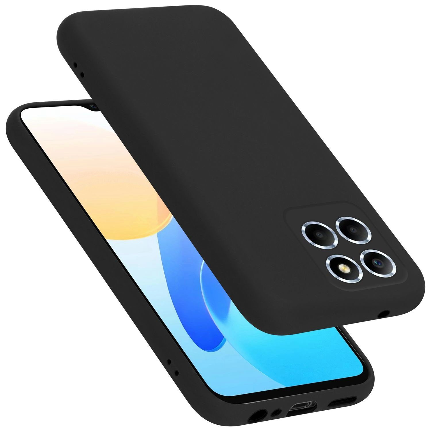 Cadorabo Handyhülle für Hülle Honor X8 5G, Flexible Hülle TPU Silikon Schutzhülle Back Cover Case