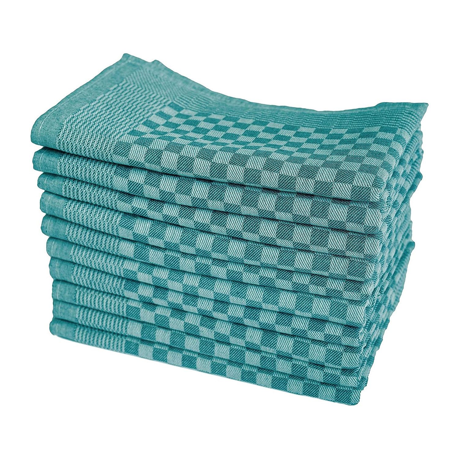 Zestri Geschirrtuch Zwirn-10er Set Grubenhandtücher 50x70 cm 100% Baumwolle günstig online kaufen