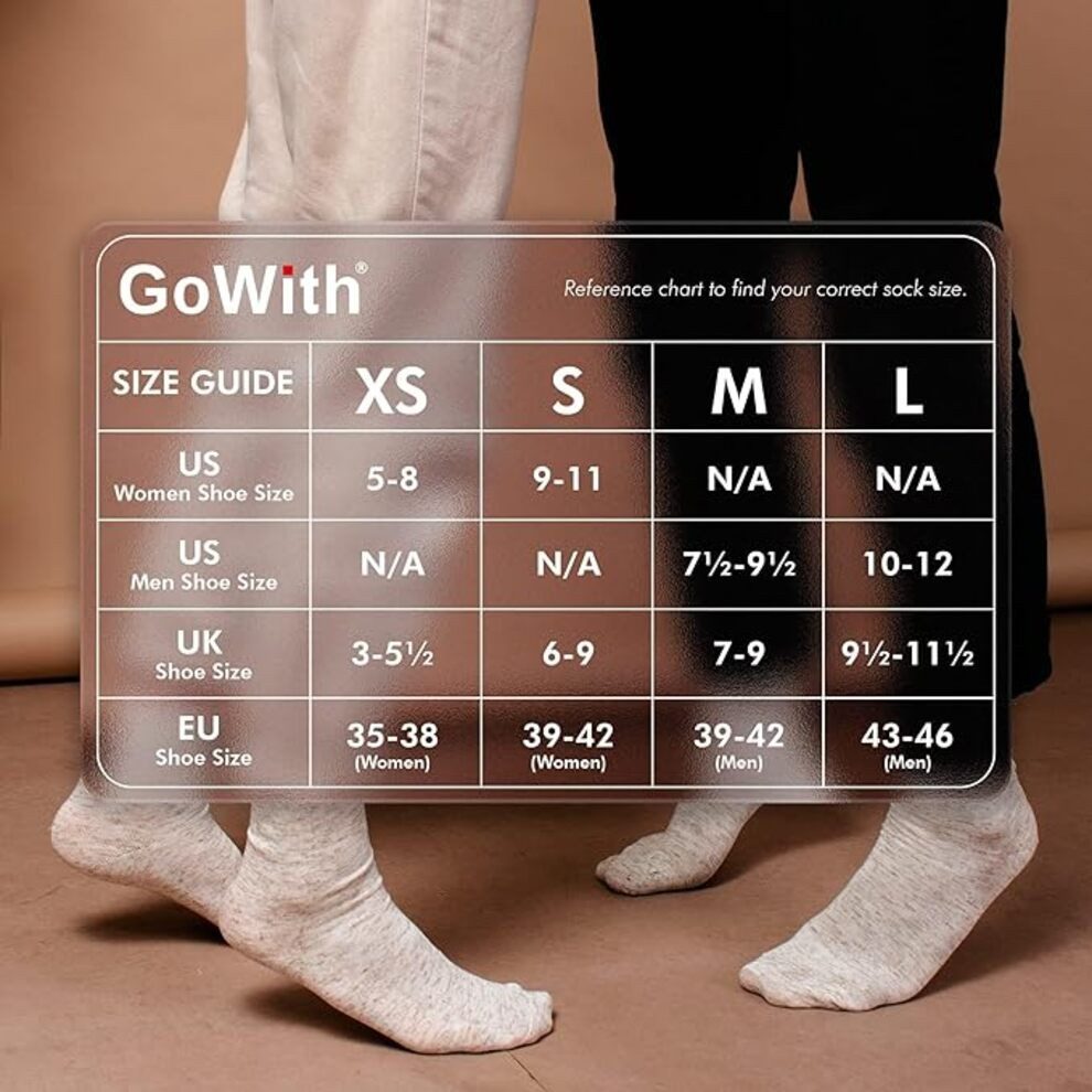 GoWith Freizeitsocken Leinen Baumwolle Socken Ohne Naht Gesundheitssocken ( günstig online kaufen