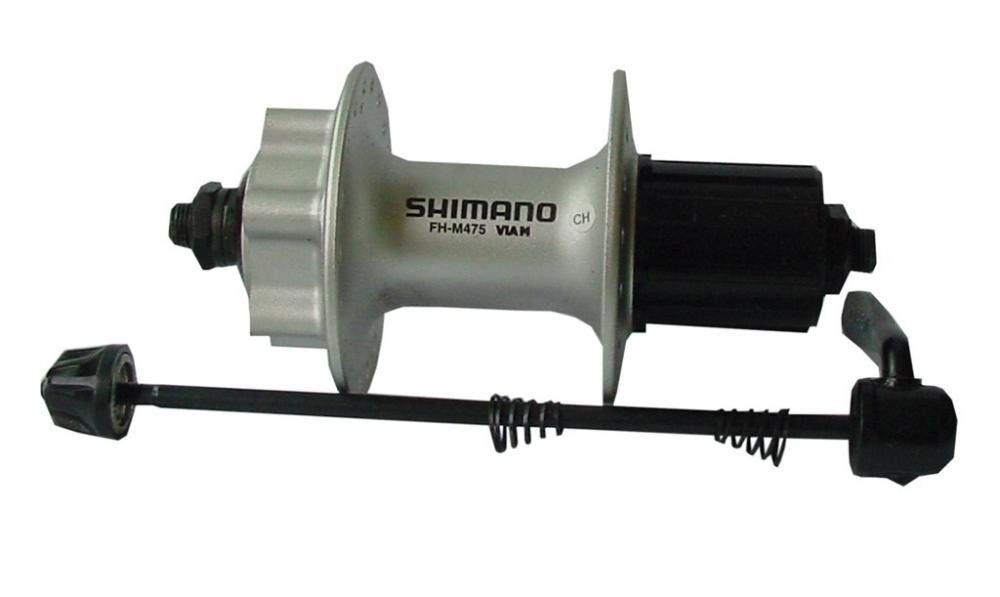 Shimano Laufrad SHIMANO Hinterradnabe FH-M475 6-Loch 32 Loch Hinterradnabe - 135 mm, S