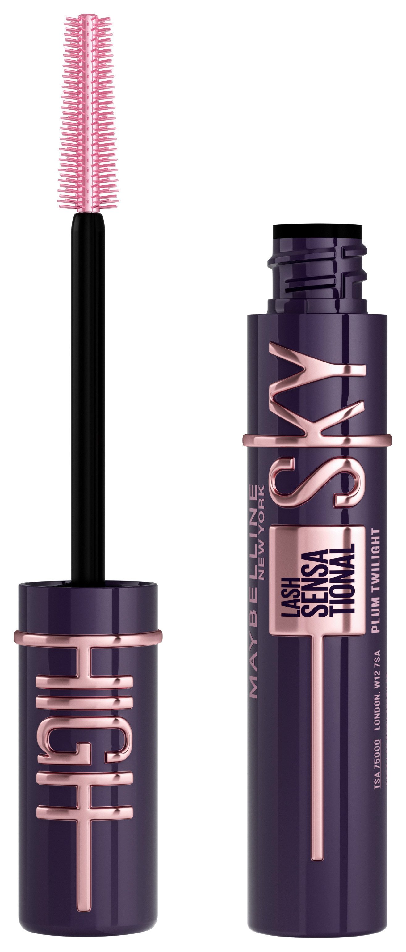 MAYBELLINE NEW YORK Mascara LASH SENSATIONAL SKY HIGH Waterproof, schafft volles Volumen und extreme Länge