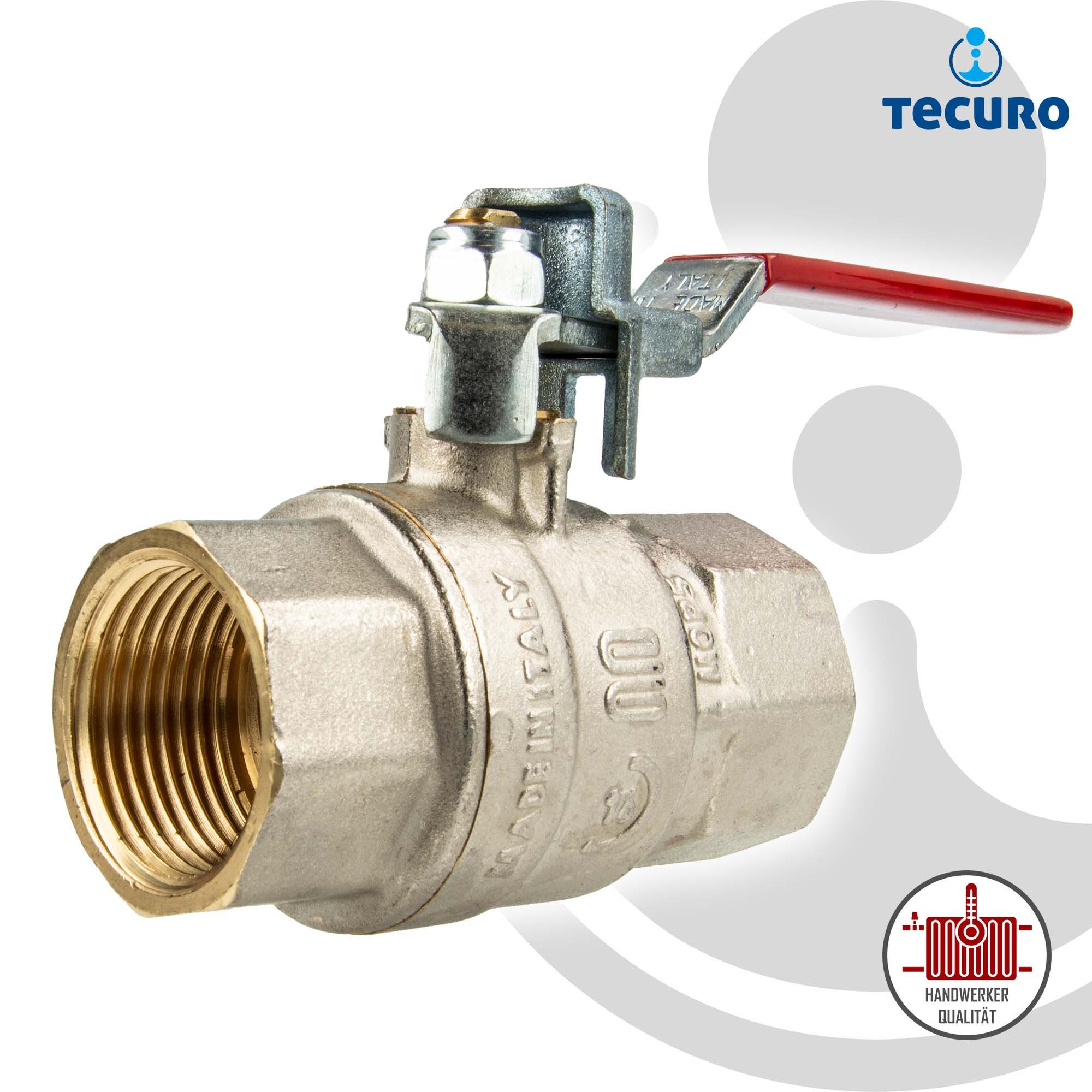 Bongas Deutschland GmbH Kugelhahn TOPIC IG/IG mit abschliessbarer Vorrichtung, absperrbar gegen unbefugte Nutzung