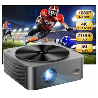 ABOX Ultimea U0320 Beamer (21000 lm, 15000:1, 1920 x 1080 px, Full HD,4K-Decodierung&HDR10, Autofokus&6D-Autotrapezkorrektur)