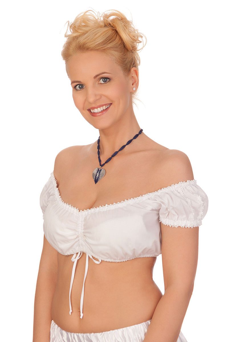 Dirndlbluse Dirndlbluse - DYCKIA - weiß, creme, schwarz