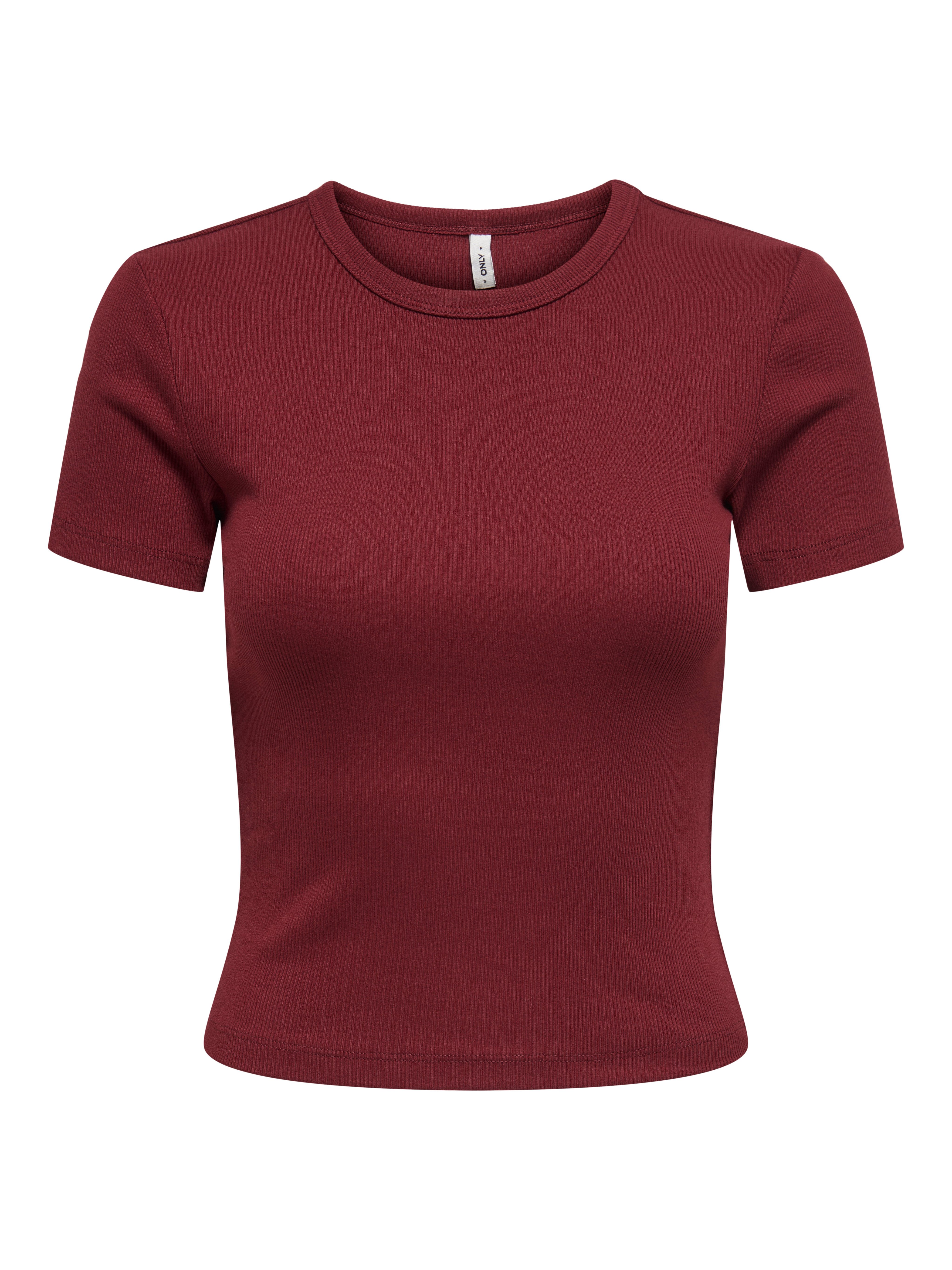 ONLY Kurzarmshirt ONLVAL S/S O-NECK TOP günstig online kaufen