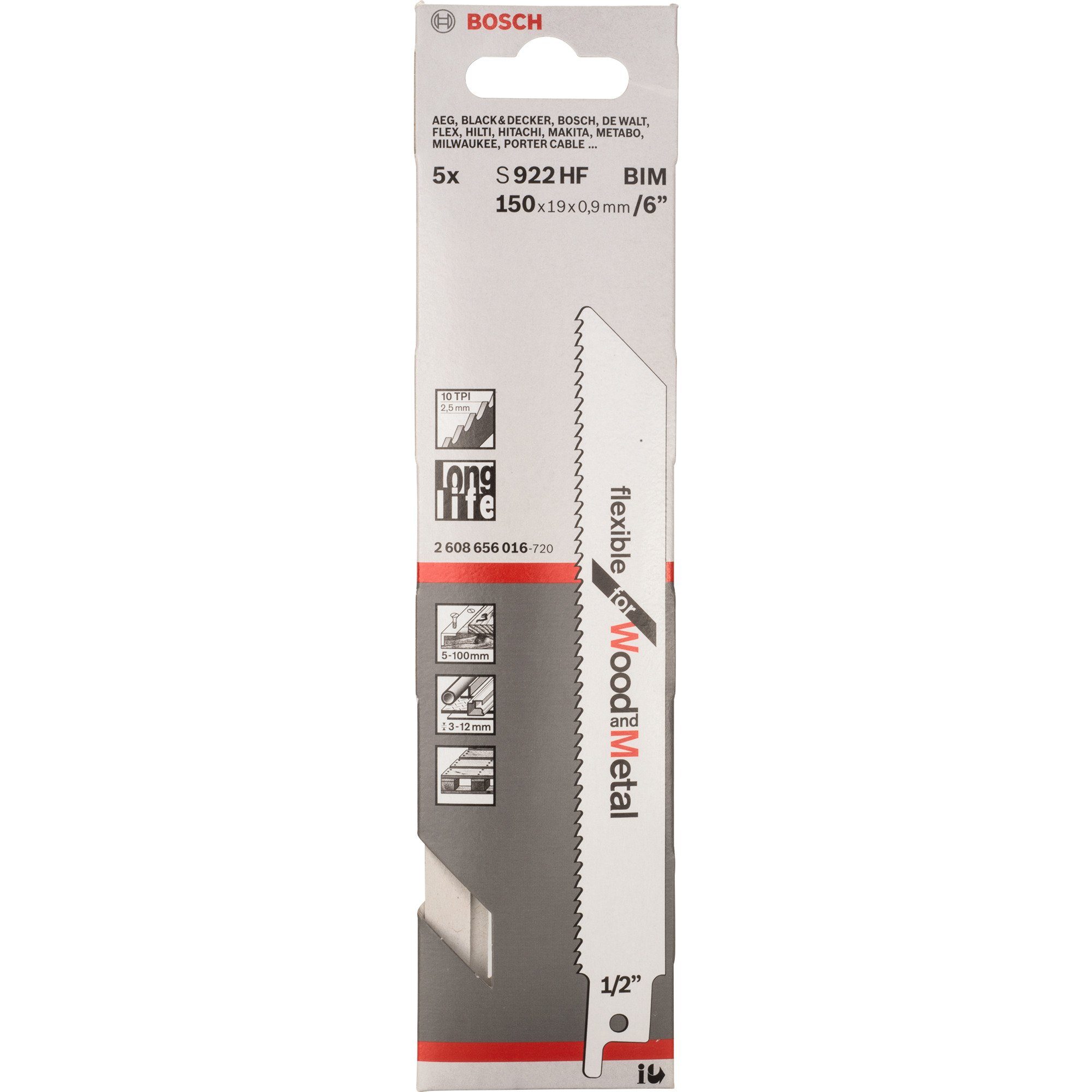 Thumbnail - Bosch Professional Sägeblatt Bosch Professional Säbelsägeblatt S 922 HF