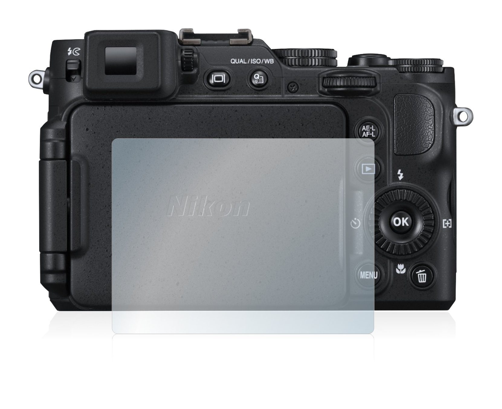 upscreen Schutzfolie für Nikon Coolpix P7800, Displayschutzfolie, Folie  matt entspiegelt Anti-Reflex