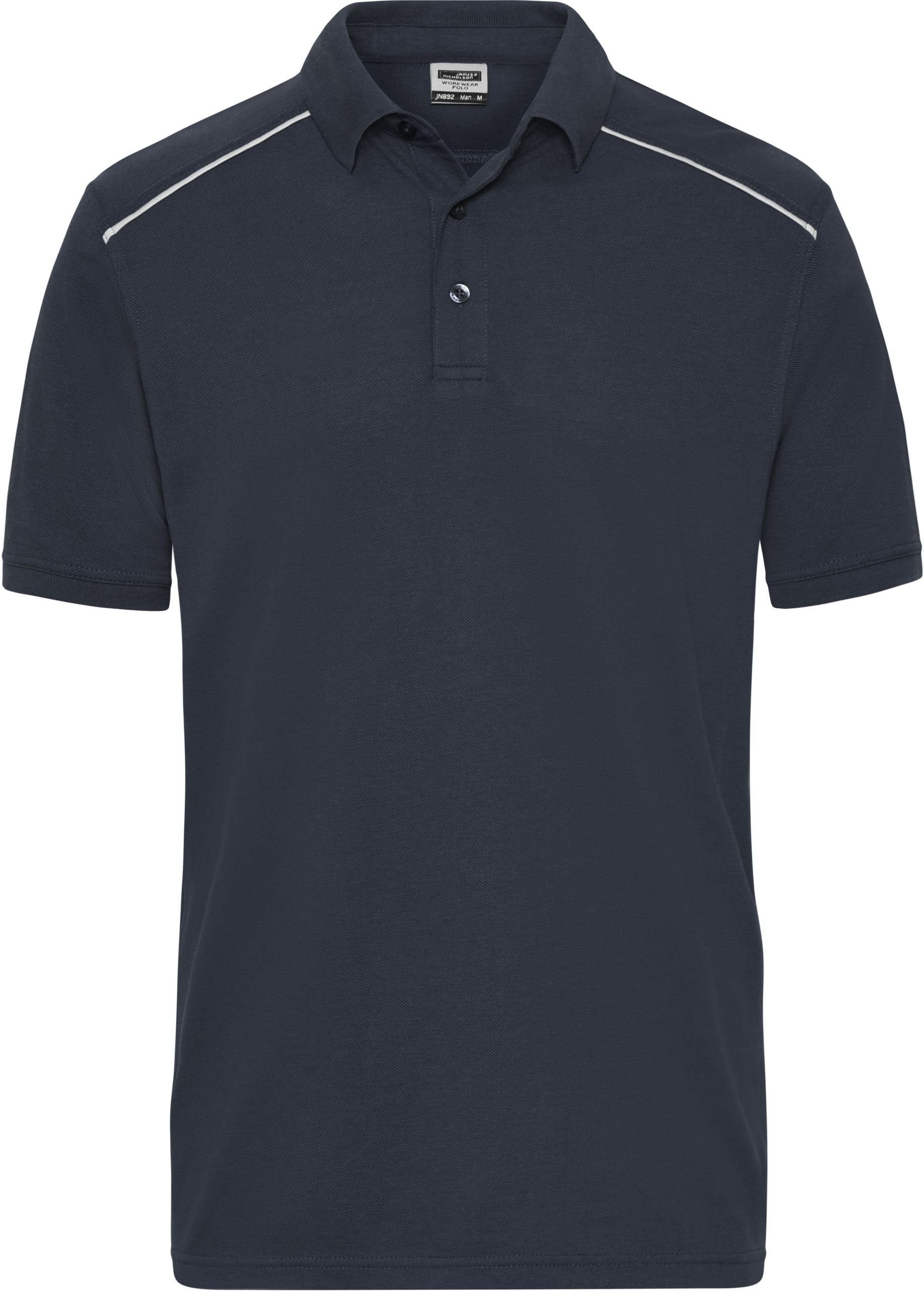 James & Nicholson Poloshirt Workwear Polo -Solid- FaS50892 auch in Übergrößen Navy