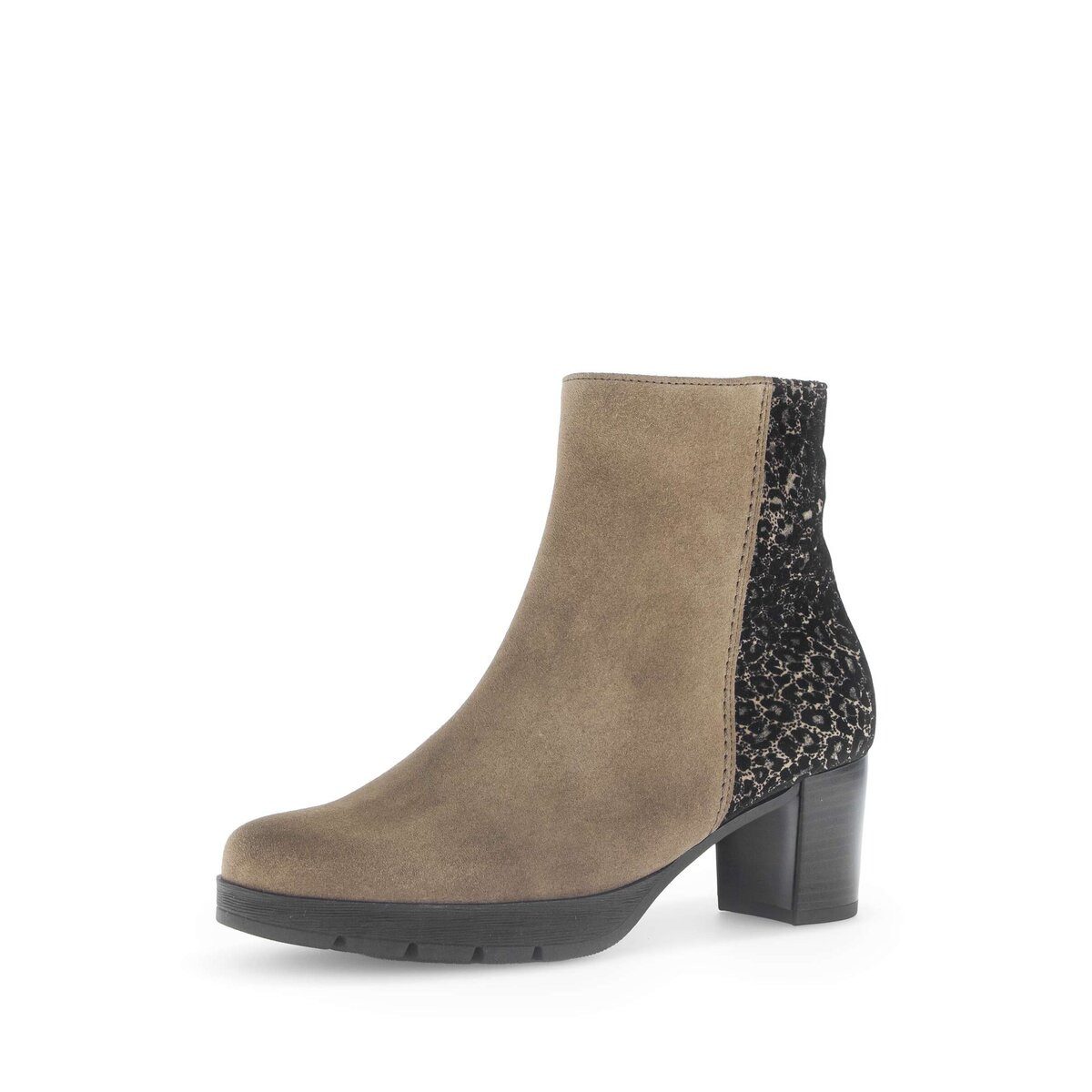 Gabor Plateau Stiefelette Materialmix Leder Plateaustiefelette günstig online kaufen