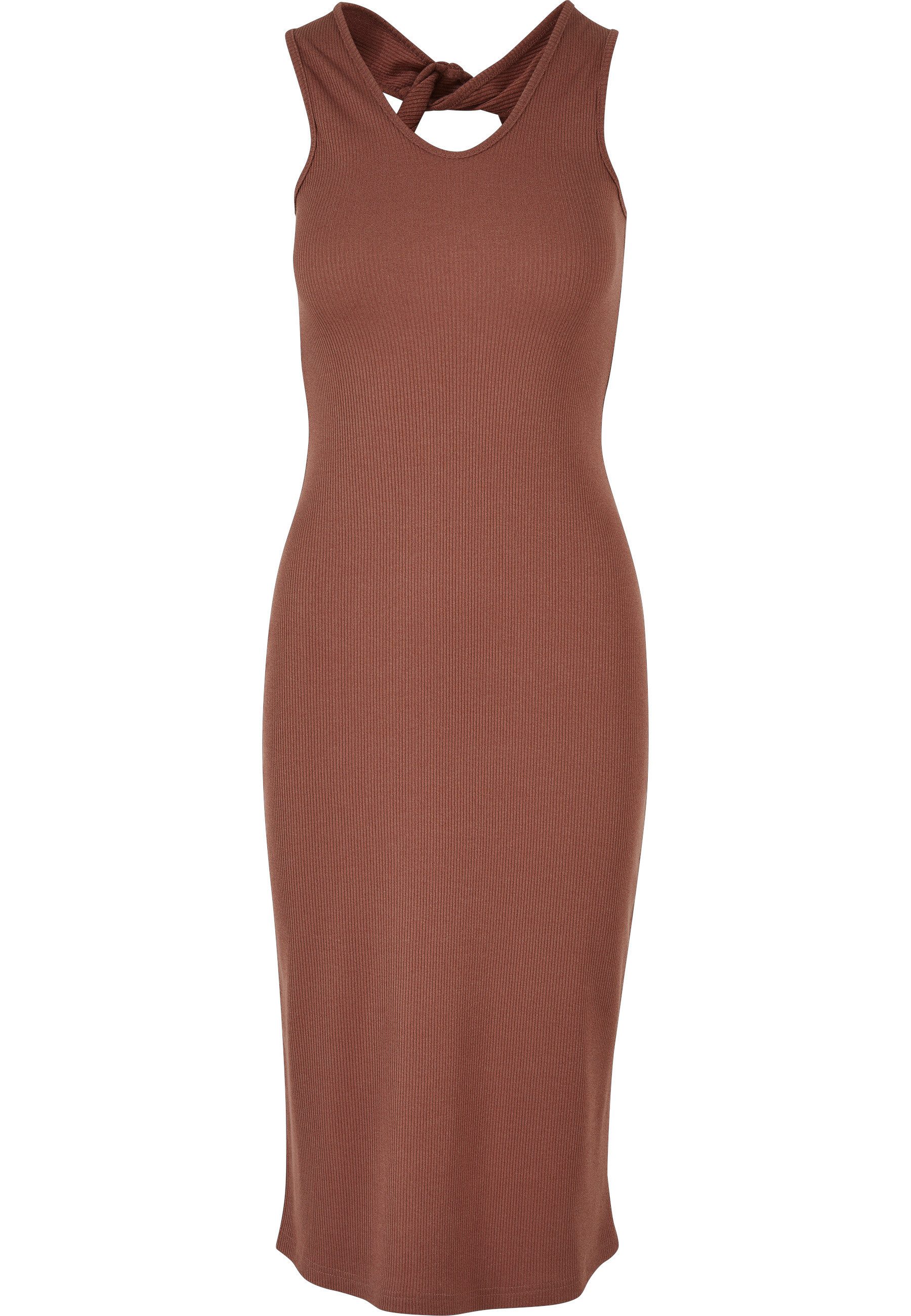 Shirtkleid Urban Classics Damen Ladies Midi Sleeveless Rib Dress