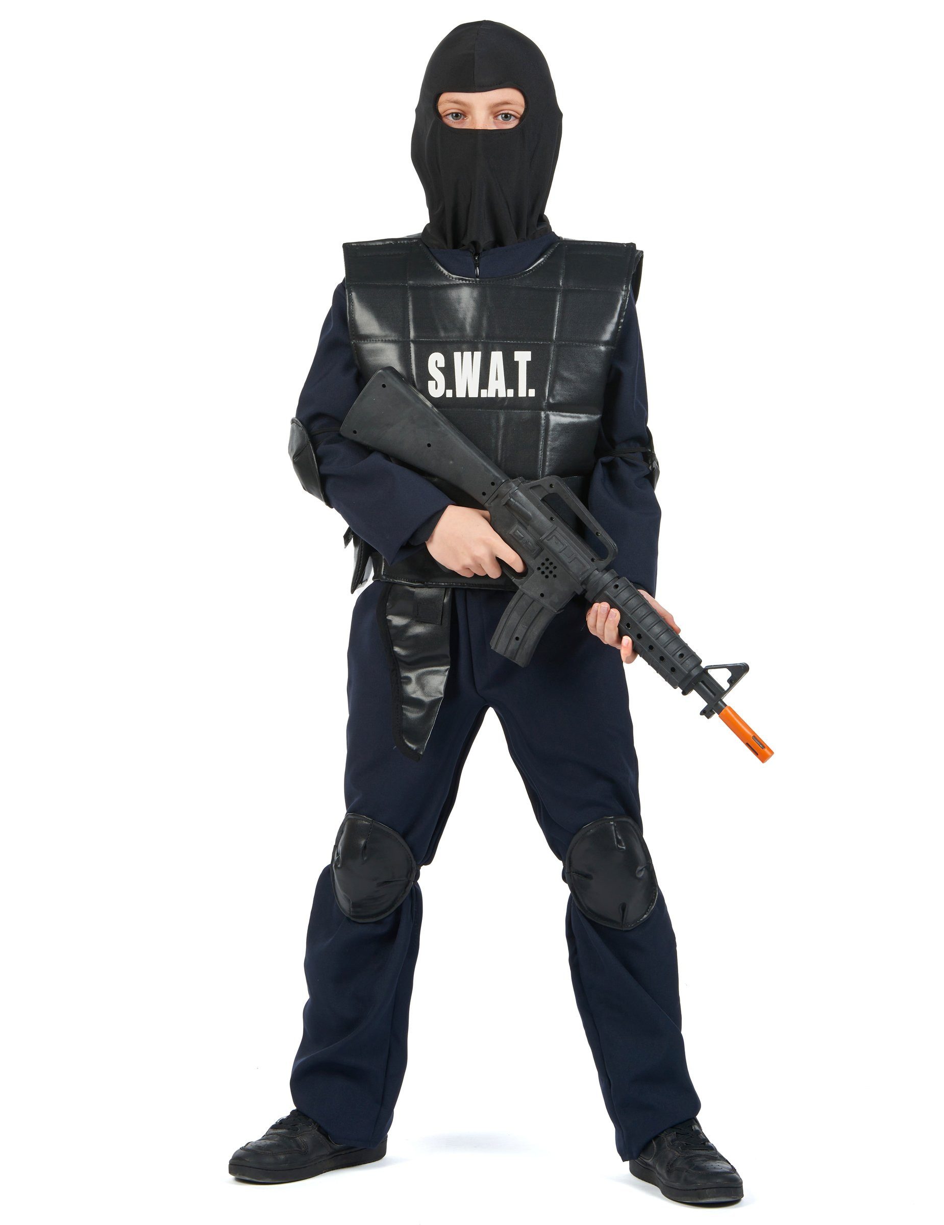 JADEO Kostüm S.W.A.T. Kinderkostüm schwarz