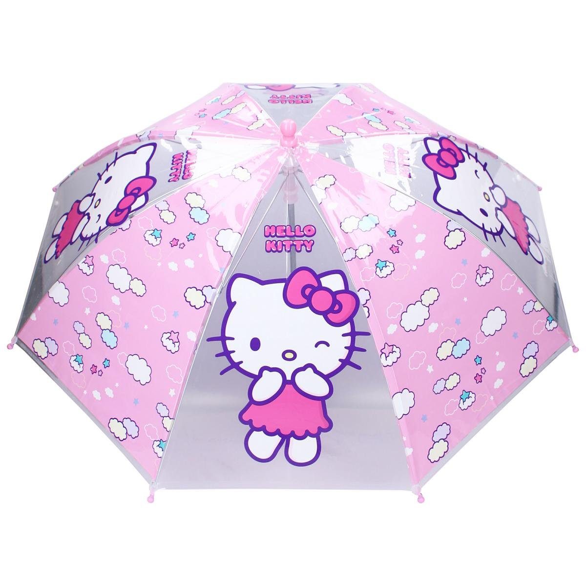 Vadobag Langregenschirm Vadobag Hello Kitty Days Rainy Kinderschirm Regenschirm