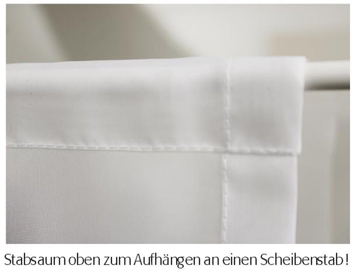 Zimt, Scheibenhänger Voile, Transparent gardinen-for-life eckig Scheibengardine Weihnachten