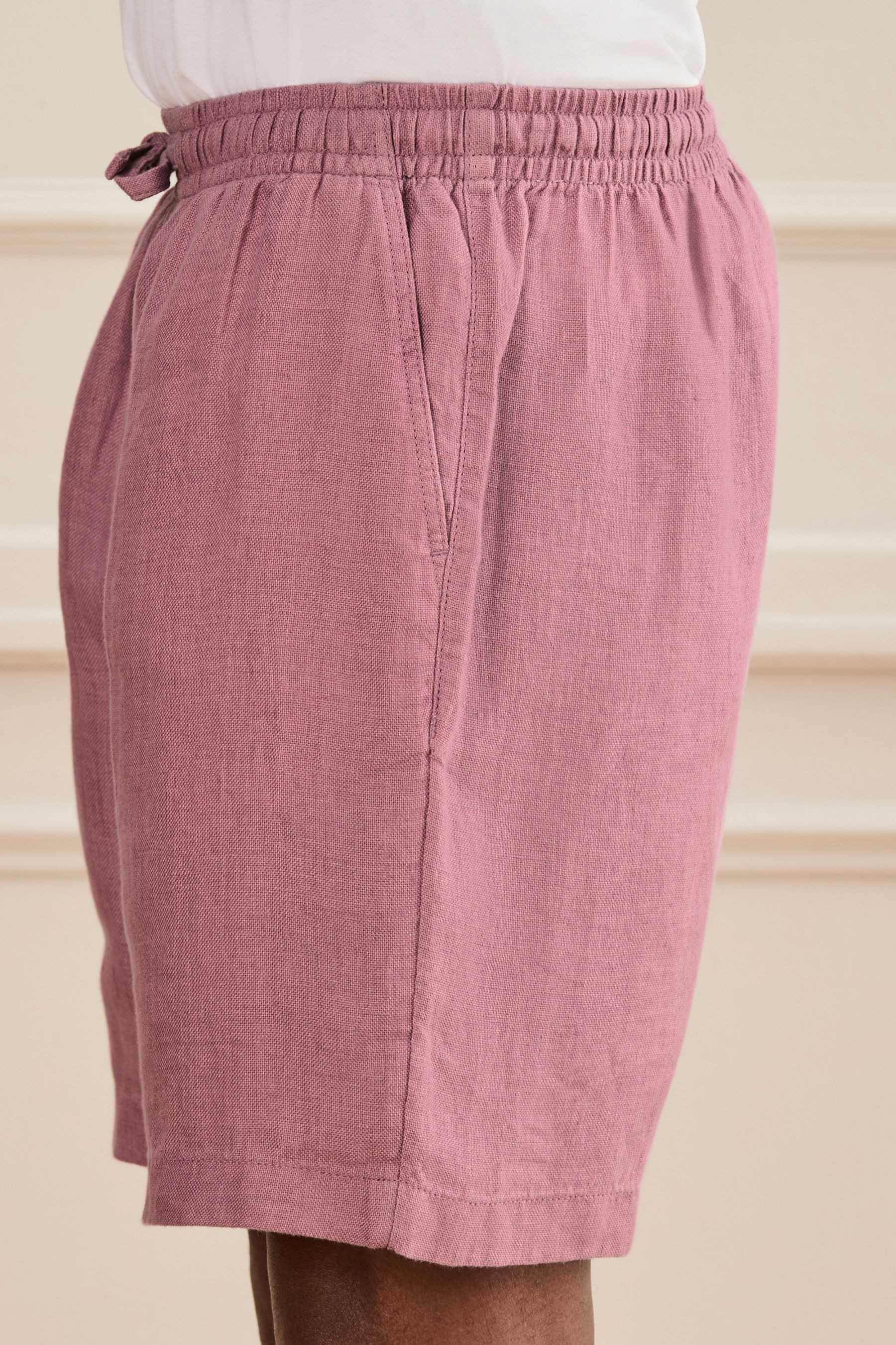 Next Shorts Shorts aus 100 % Leinen mit Tunnelzug (1-tlg) – Bild 5 von 5