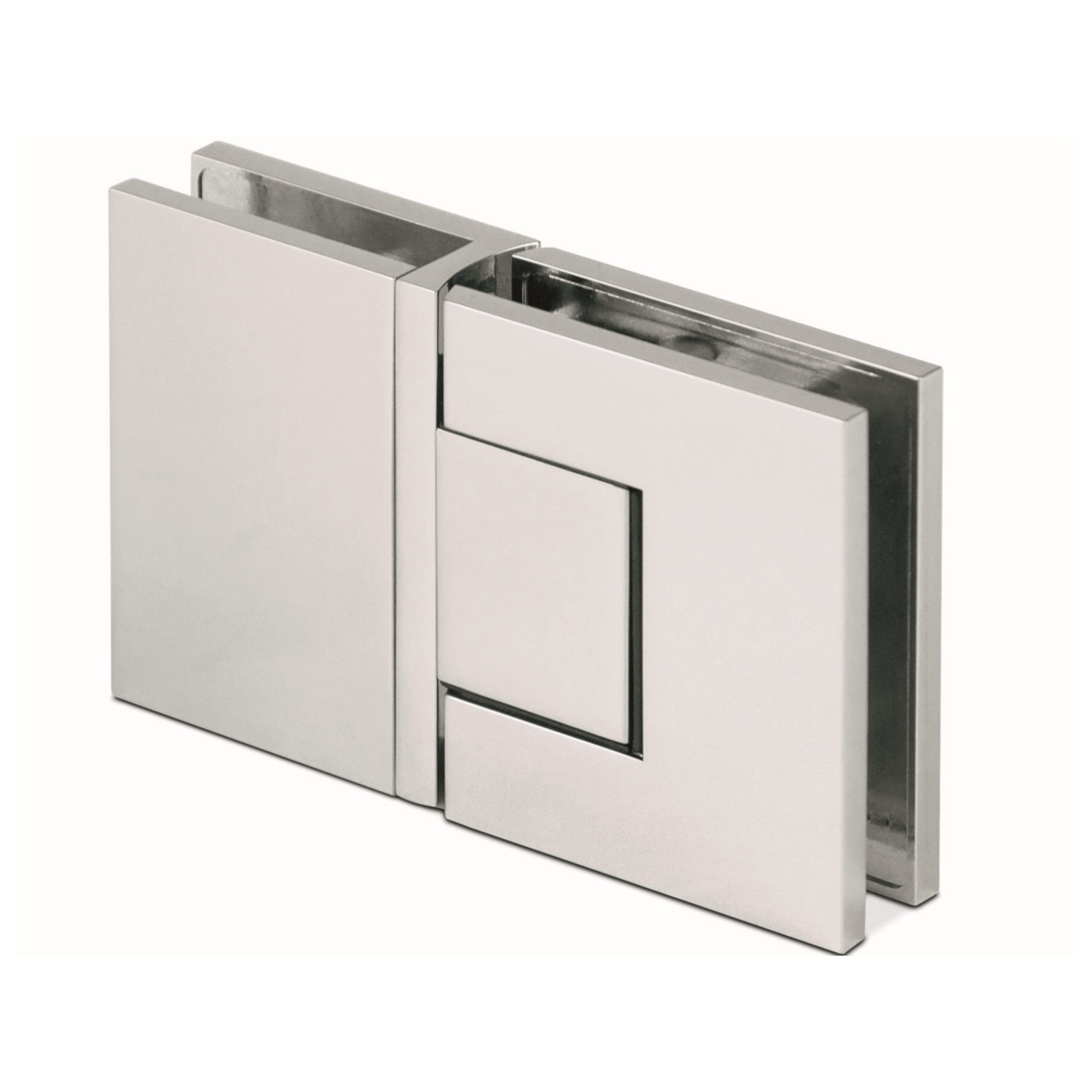 Starhome Türbeschlag Duschtür-Pendelband EXCITE für Glas-Glas 180° (2 Stück/ Set), geeignet für 8 und 10 mm Glasdicke, maximale Duschtürbreite 1.000 mm