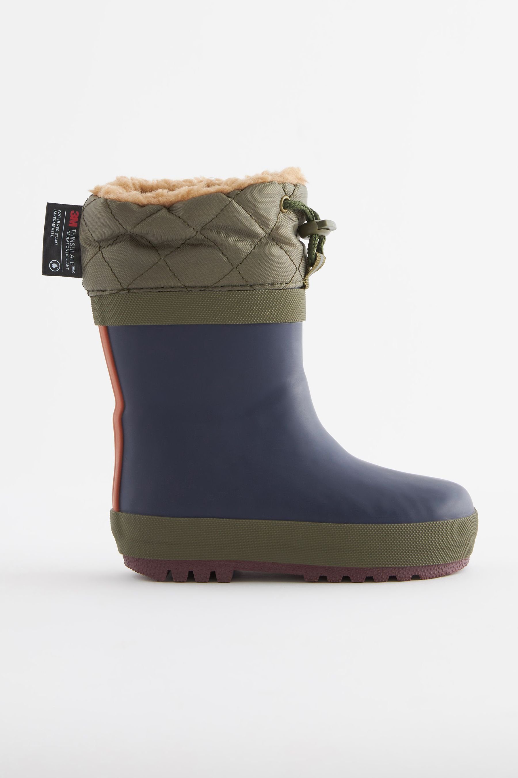 Next Gummistiefel mit Schnürbund Gummistiefel (1-tlg) Navy Colourblock | Gummistiefel