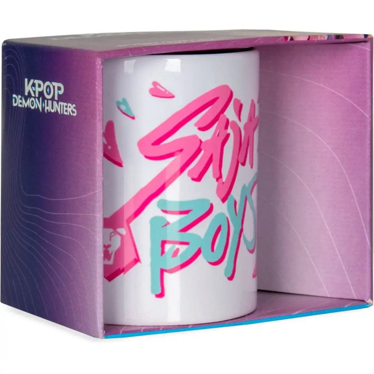 KPop Demon Hunters Tasse Saja Boys Keramiktasse 325 ml mit Motiv für Kaffee Tee und Kakao, Keramik