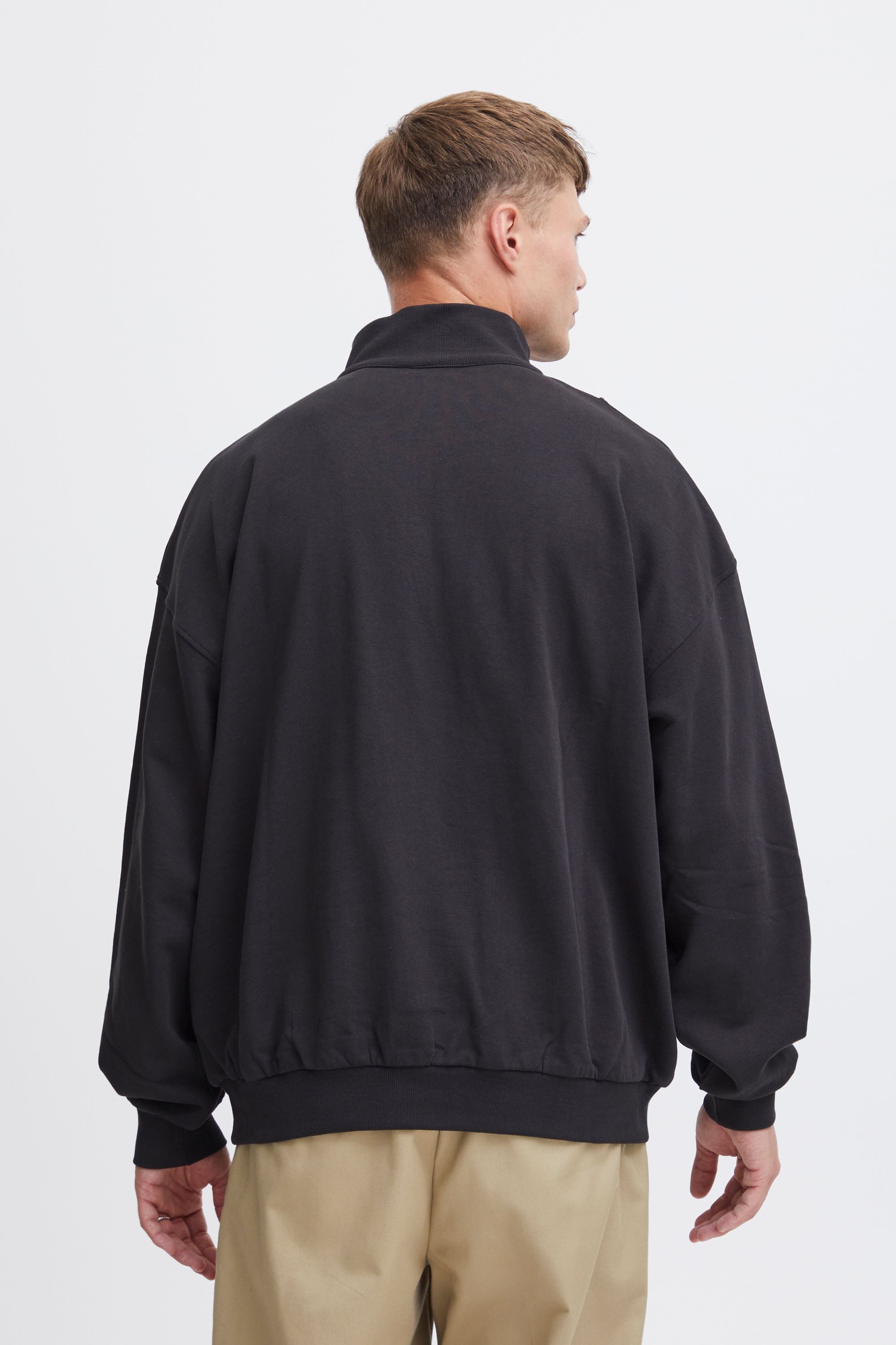!Solid Sweatshirt SDIlham Cooler Troyer mit Logo