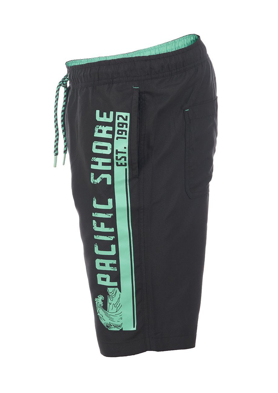 riverso Badeshorts Herren Badehose RIVJannik Regular Fit (1-St) Sportshorts mit Kordelzug