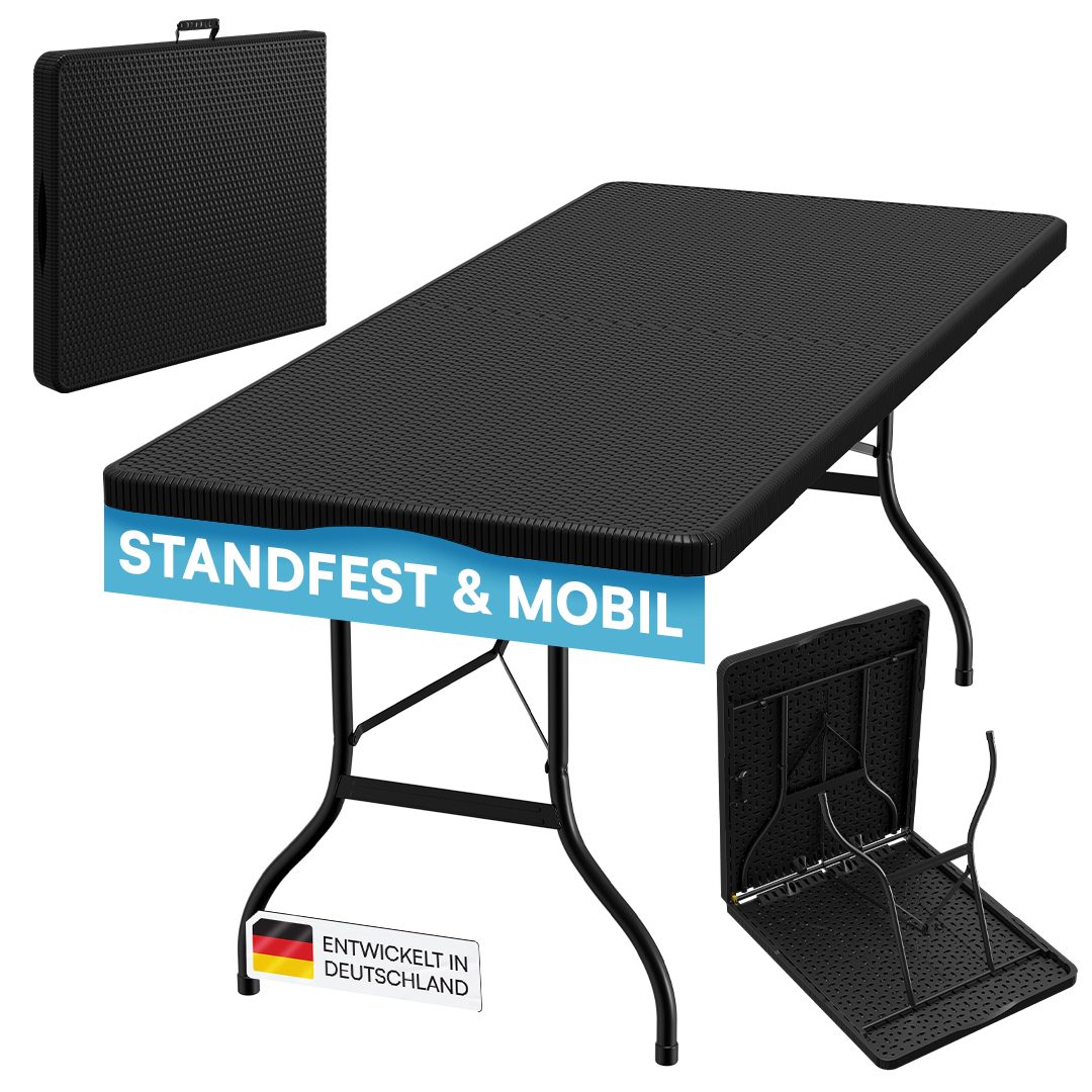 STEELSØN Campingtisch Zennar (Klapptisch in Rattanoptik), günstig online kaufen