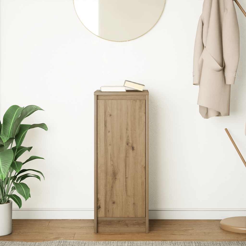 vidaXL Sideboard Sideboard Artisan-Eiche 29,5x34x76 cm Holzwerkstoff (1 St) günstig online kaufen