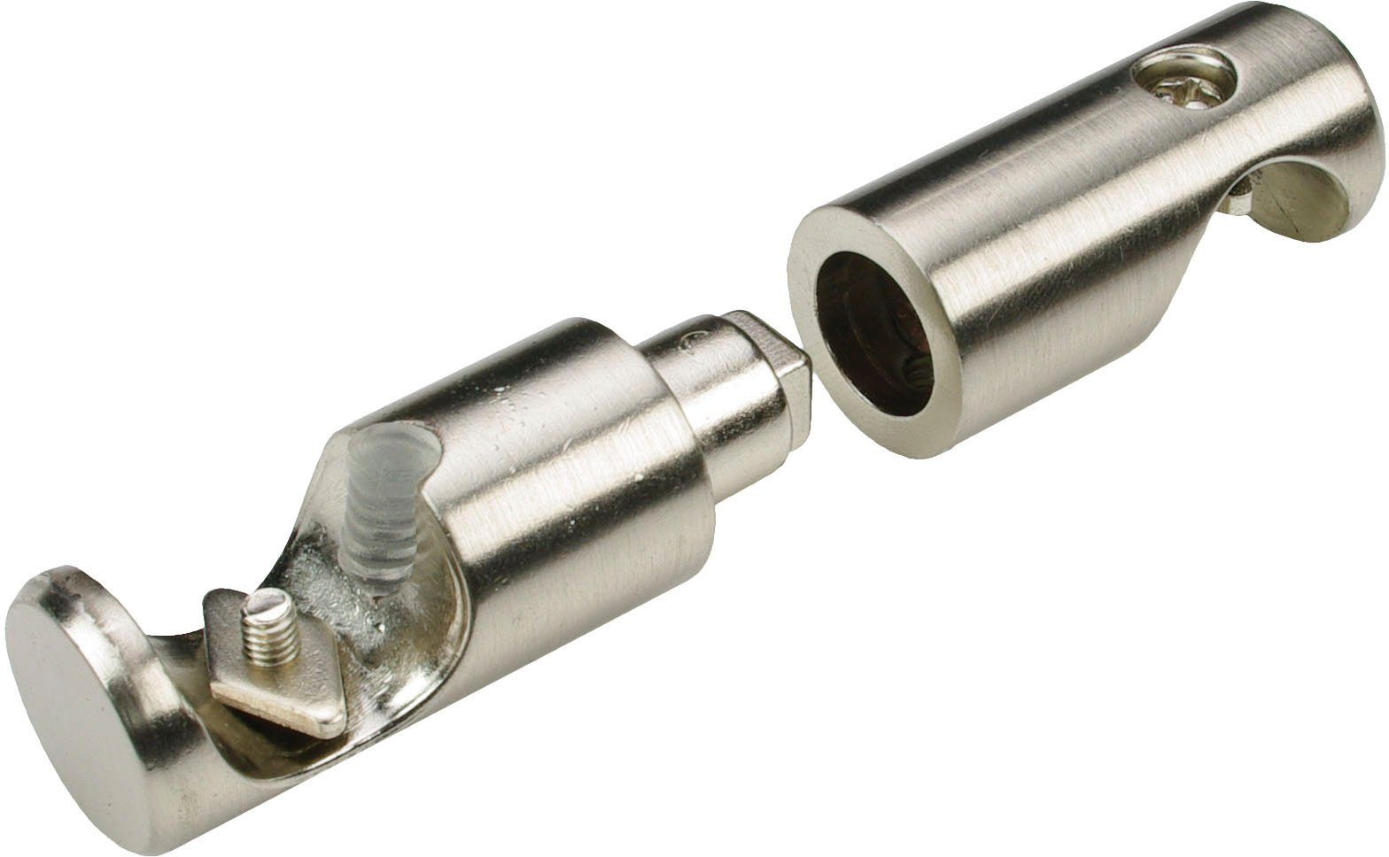 Liedeco Gardinenstangenhalter Adapter für Deckenträger, Träger 2-läufig "France" - 1 Stück, Vorhangstangen, Gardinenstangen, (1-St), Halter, Träger für Stangen, Rohre 20 mm