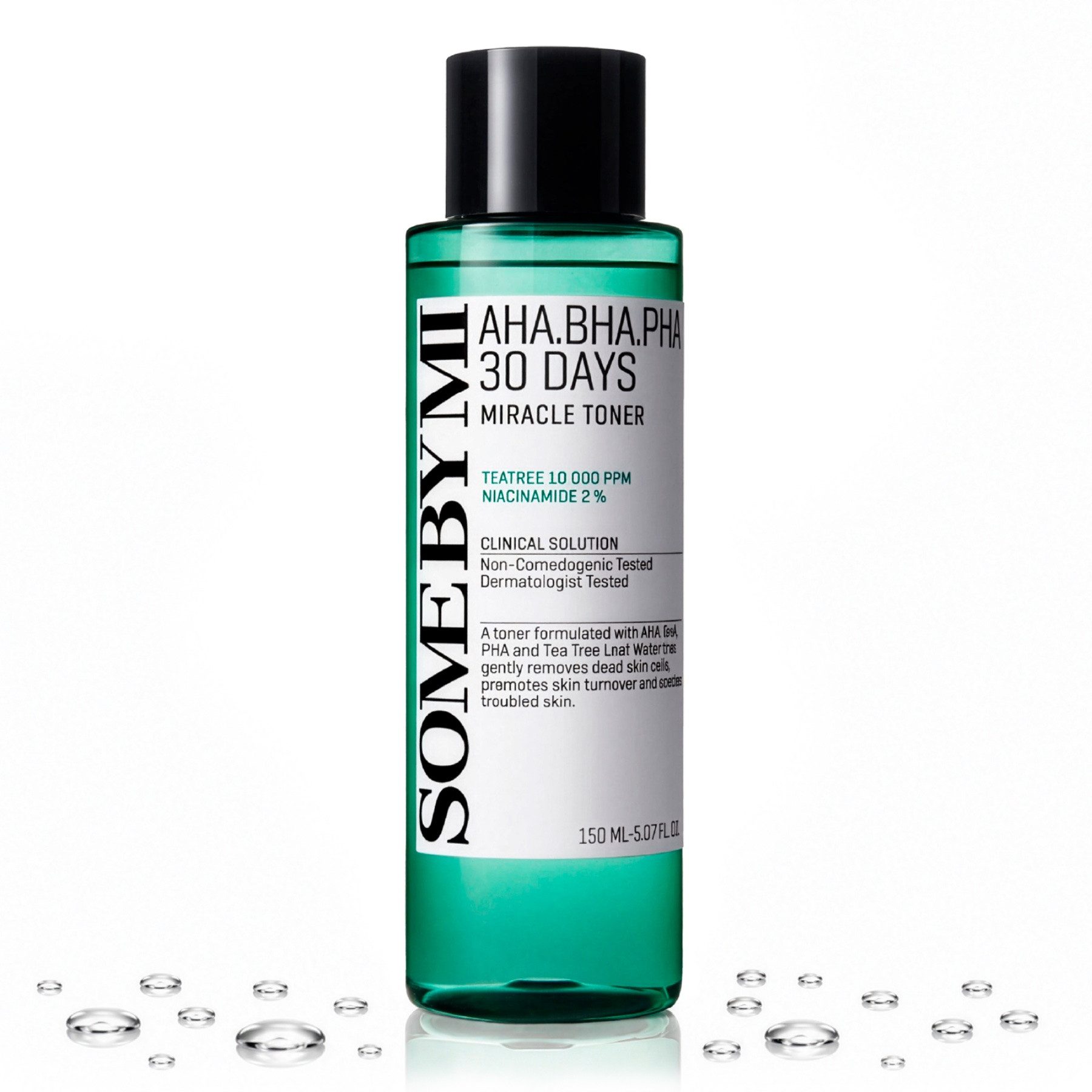 Some By Mi Gesichtswasser Gesichtstoner SOMEBYMI AHA BHA PHA 30 Days Miracle Gesichtsreinigung, 1-tlg., Akne, Make-up Entferner, Mitesser, Stresslinderung, Trockenheit