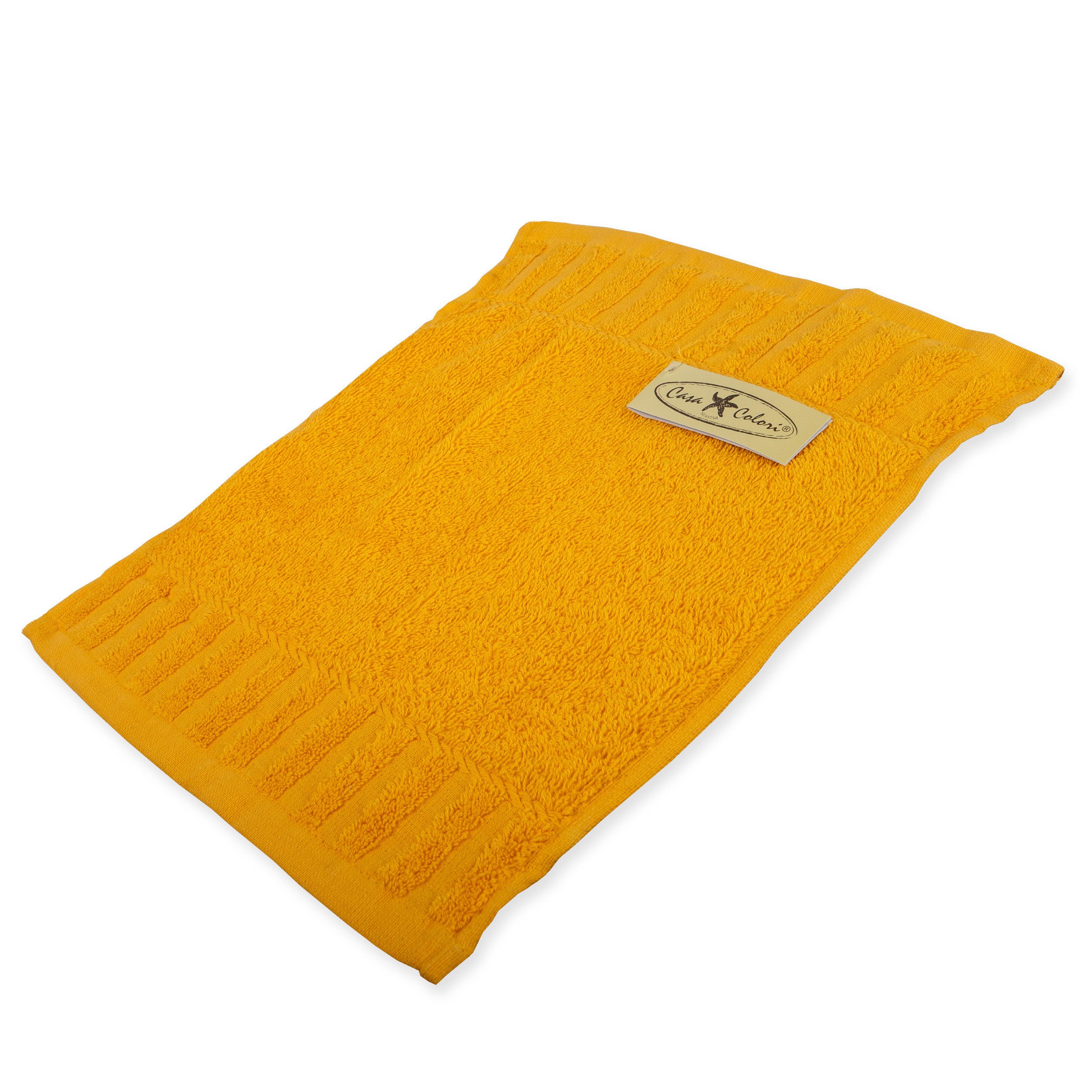 Casa Colori Seiftuch Uni, Frottier (1-St), Hohe Farbbrillanz, Einfache Pflege