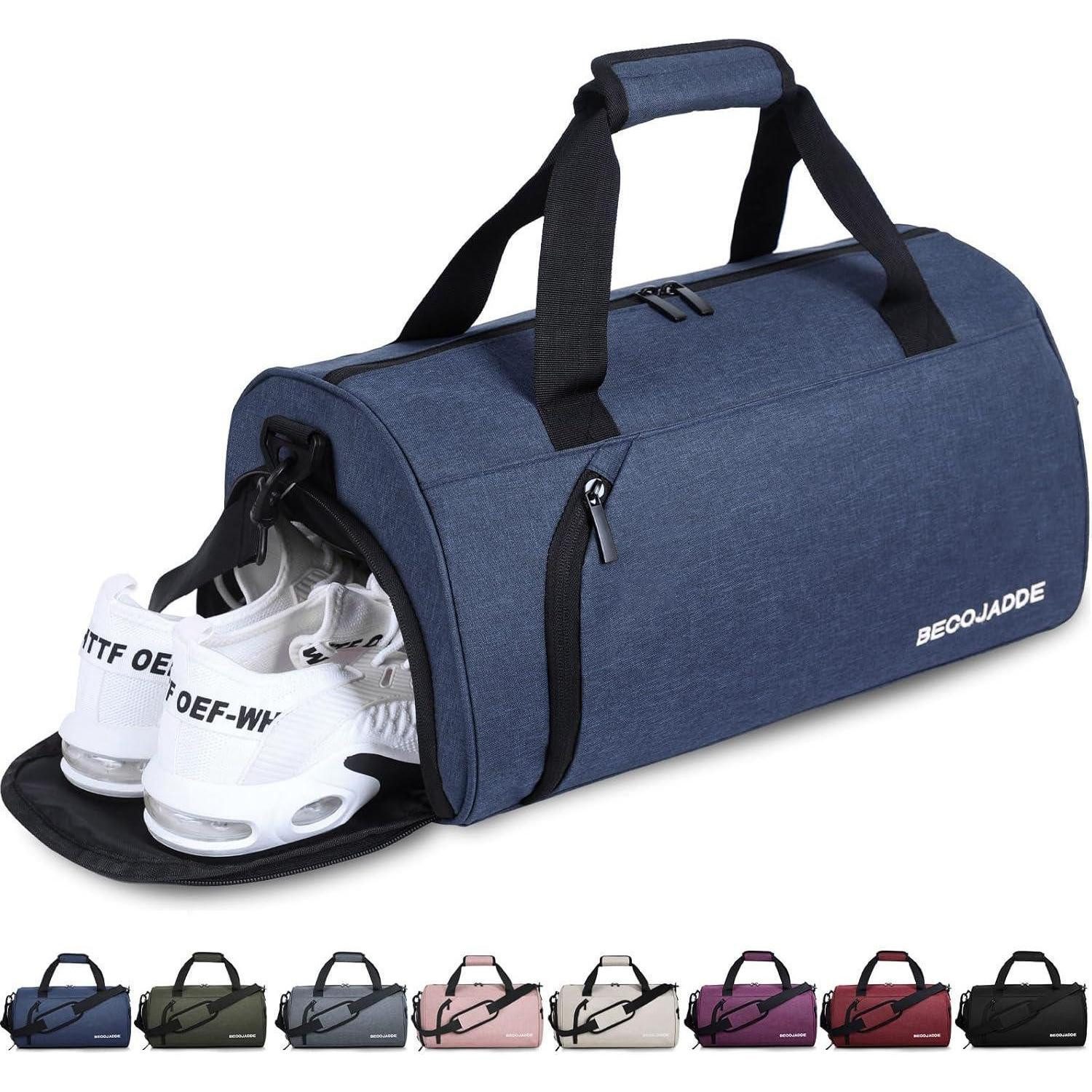 Sporttasche Sporttasche Damen Herren 25L Reisetasche Duffel Bag Navy Blau