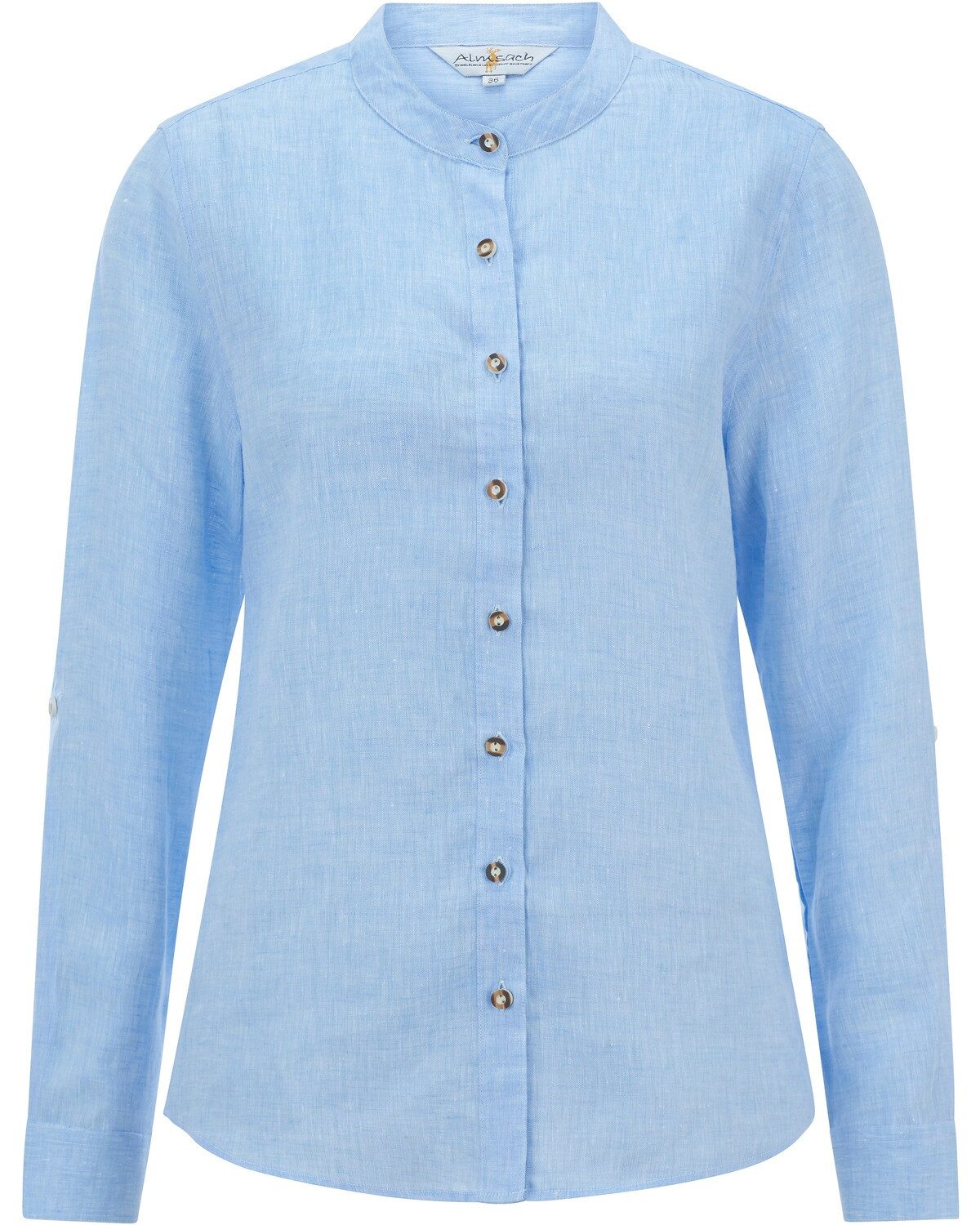Almsach Trachtenbluse Leinenbluse
