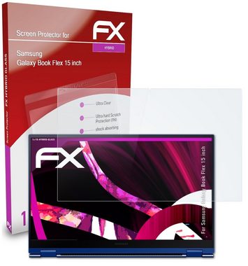 atFoliX Schutzfolie Panzerglasfolie für Galaxy Book Flex 15 inch, Ultradünn und superhart