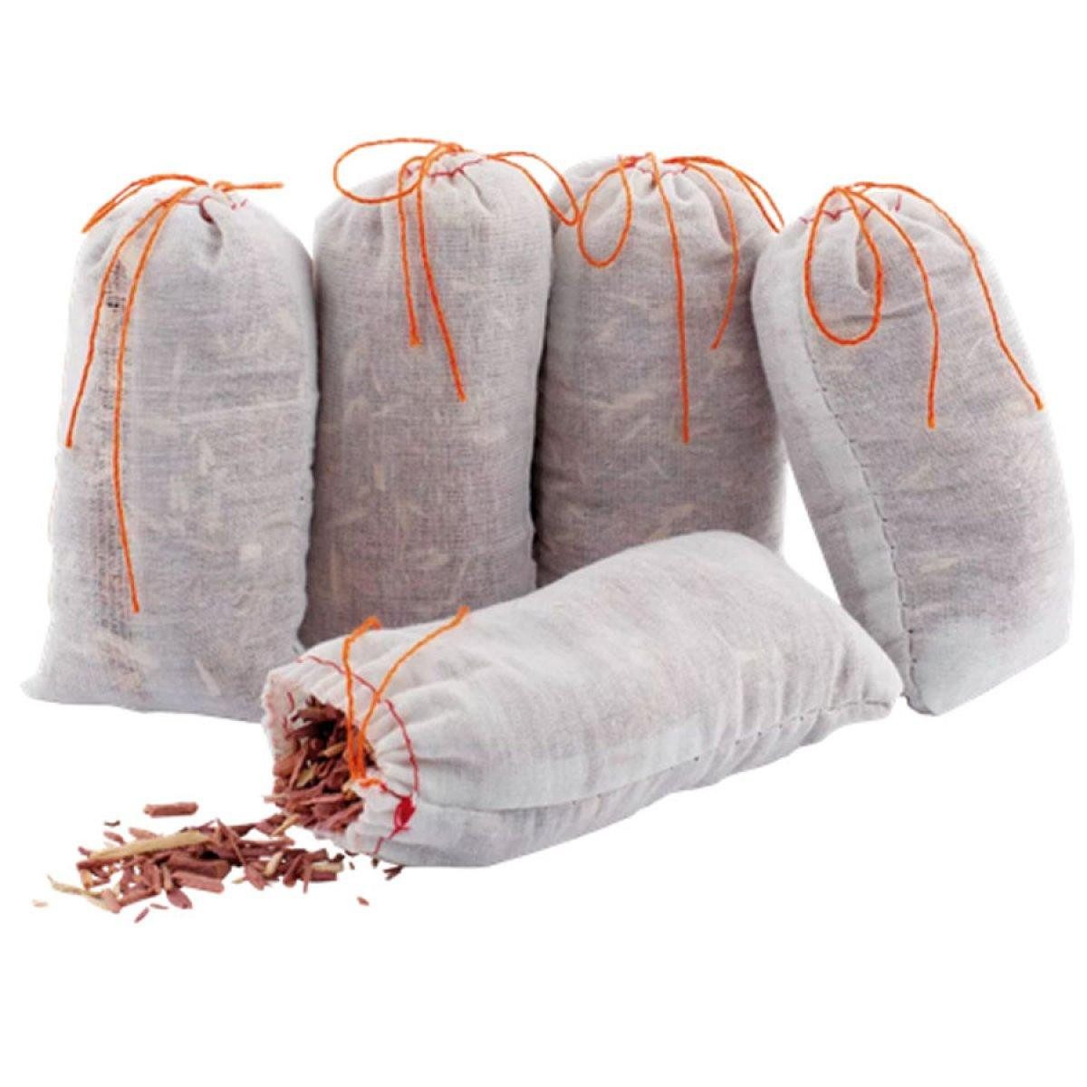 Bürstenhaus Redecker Garderobenhaken Bürstenhaus Mottenschutz Säckchen mit Zedernholz (5er-Set)