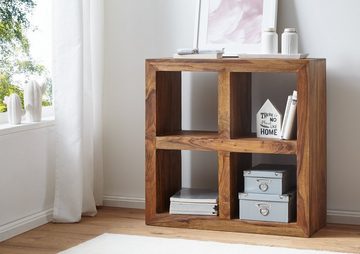 KADIMA DESIGN Standregal Holzregal mit einzigartiger Maserung – für Wohnzimmer oder Diele