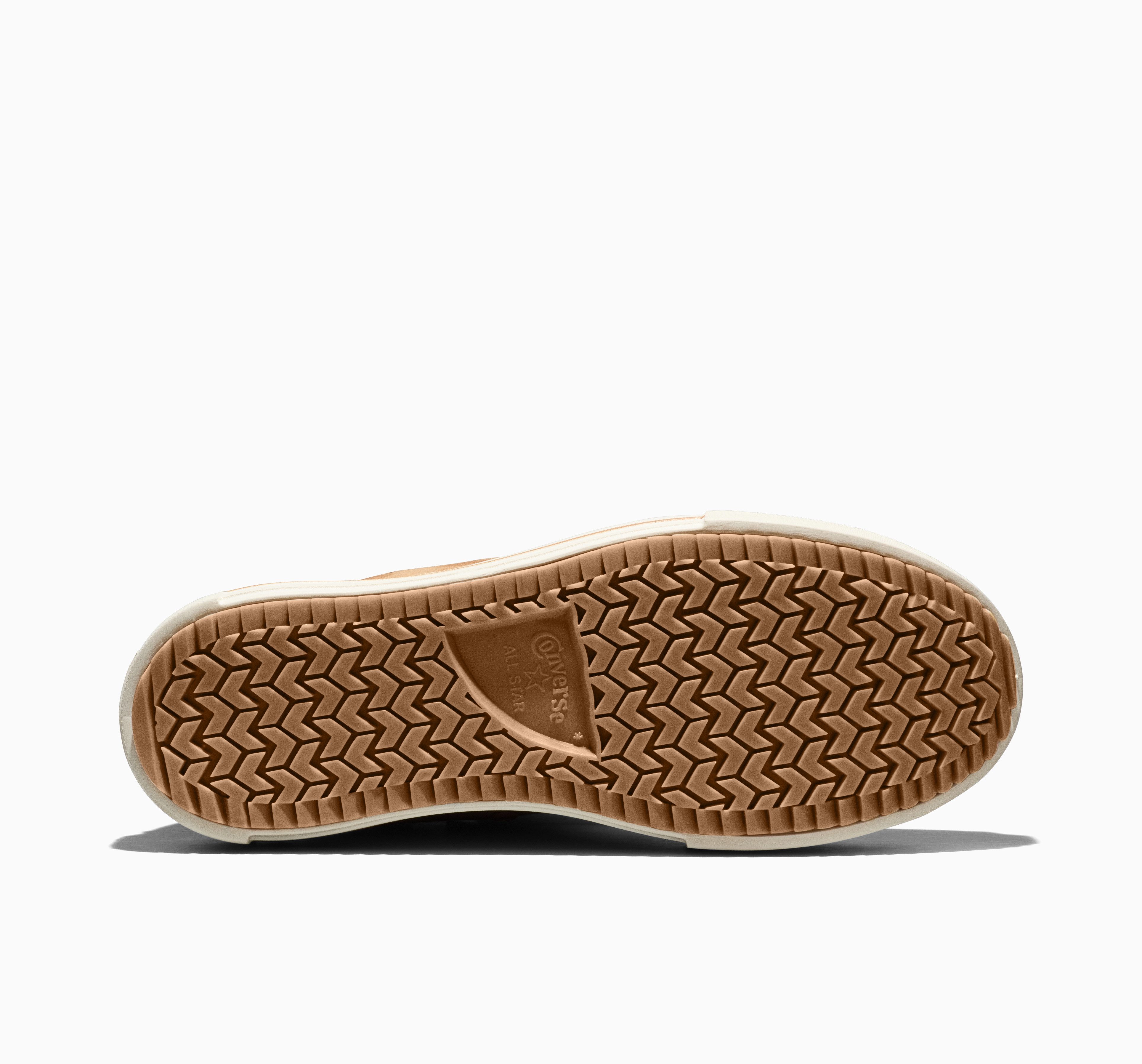 Converse Chuck Taylor All Star Lift Double Stack Sneaker wasserabweisendes Leder, gefüttert