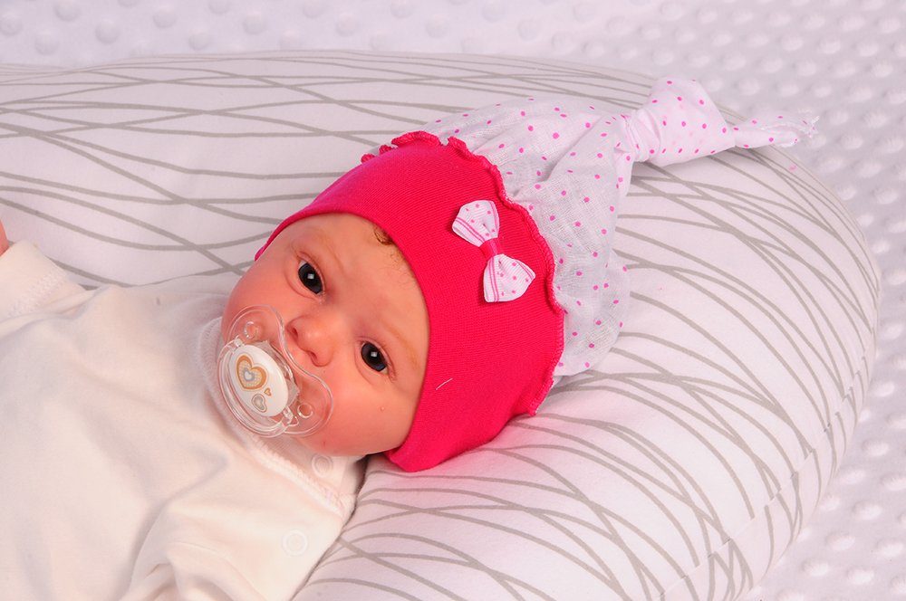La Bortini Kopftuch Erstlingsmütze Sommer Mütze Kopftuch Baby Stirnband Kopftuch für